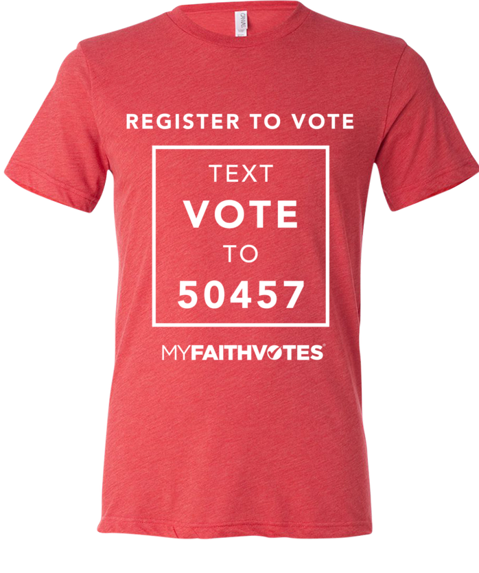 Register to Vote - Text VOTE to 50457 T-Shirts