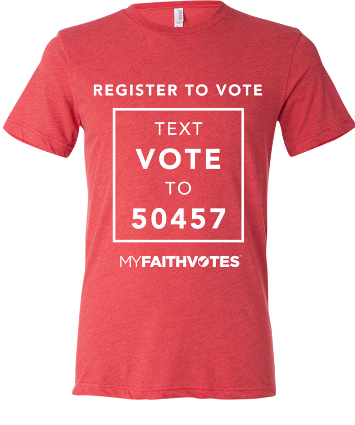 Register to Vote - Text VOTE to 50457 T-Shirts (Special Offer)